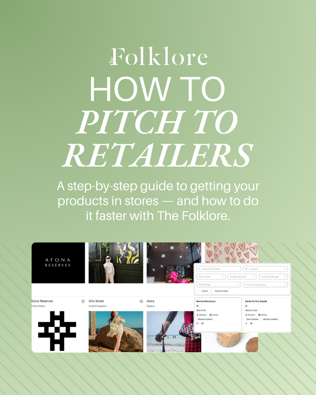 How to pitch your brand's products to retailers for wholesale opportunities