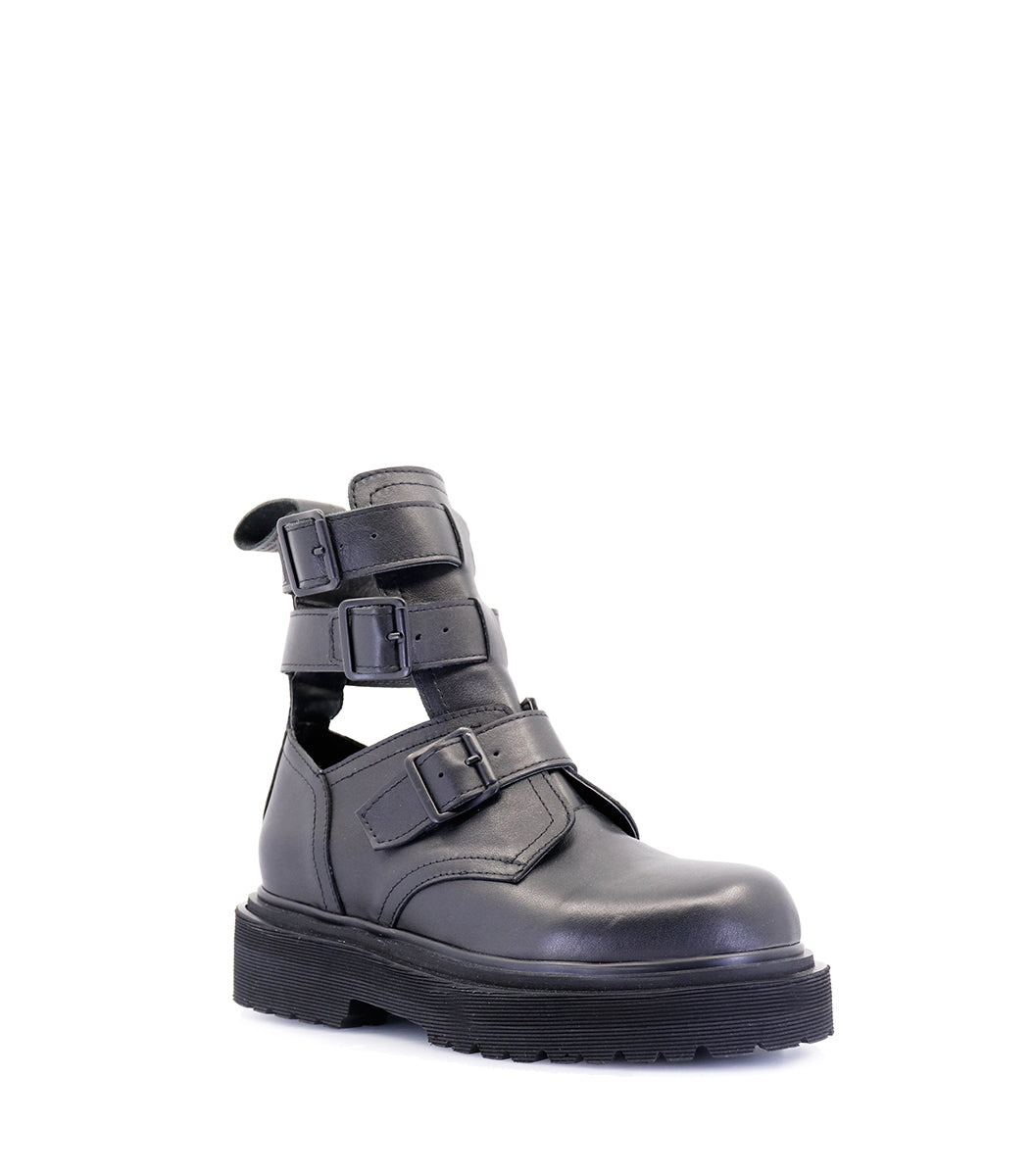PIRU Urban Chic Combat Boots