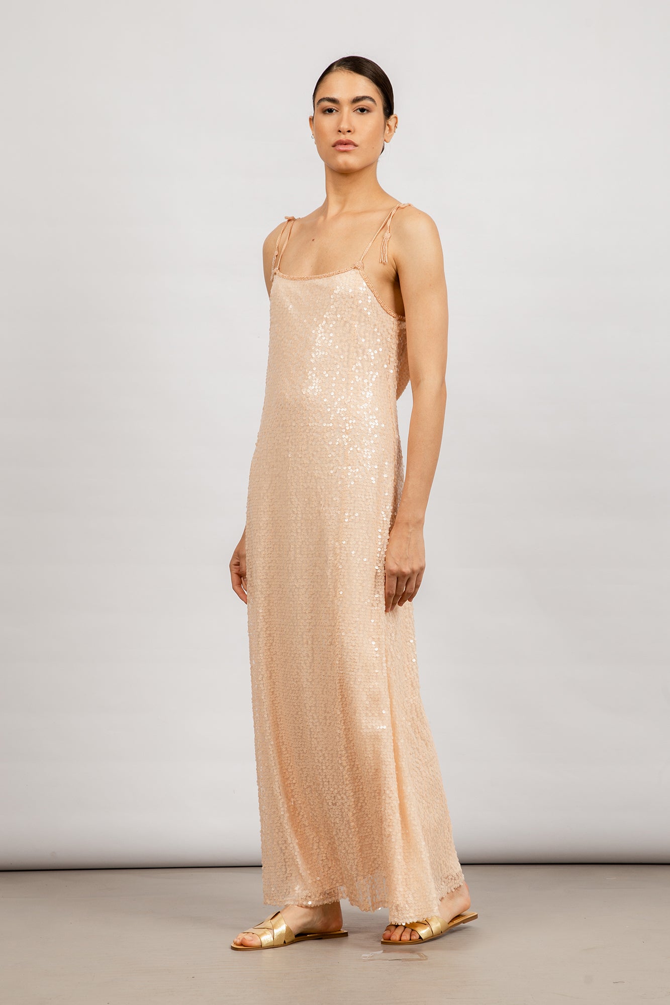 Fatima Dress | Nude
