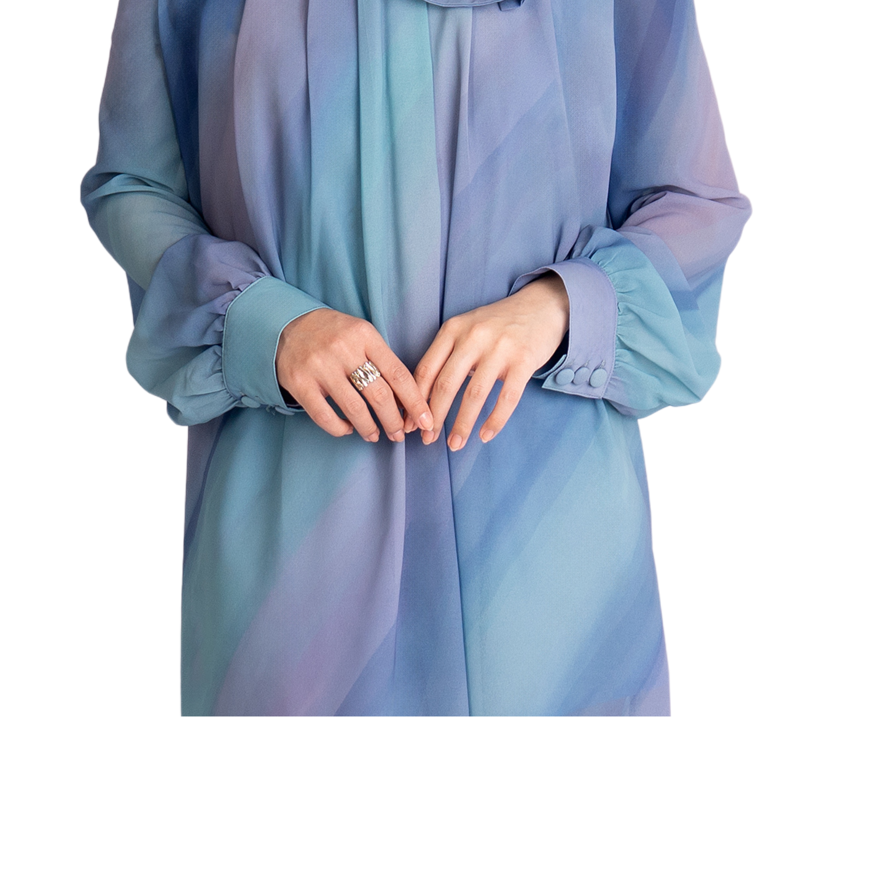 Bow Tie Printed Mini Dress