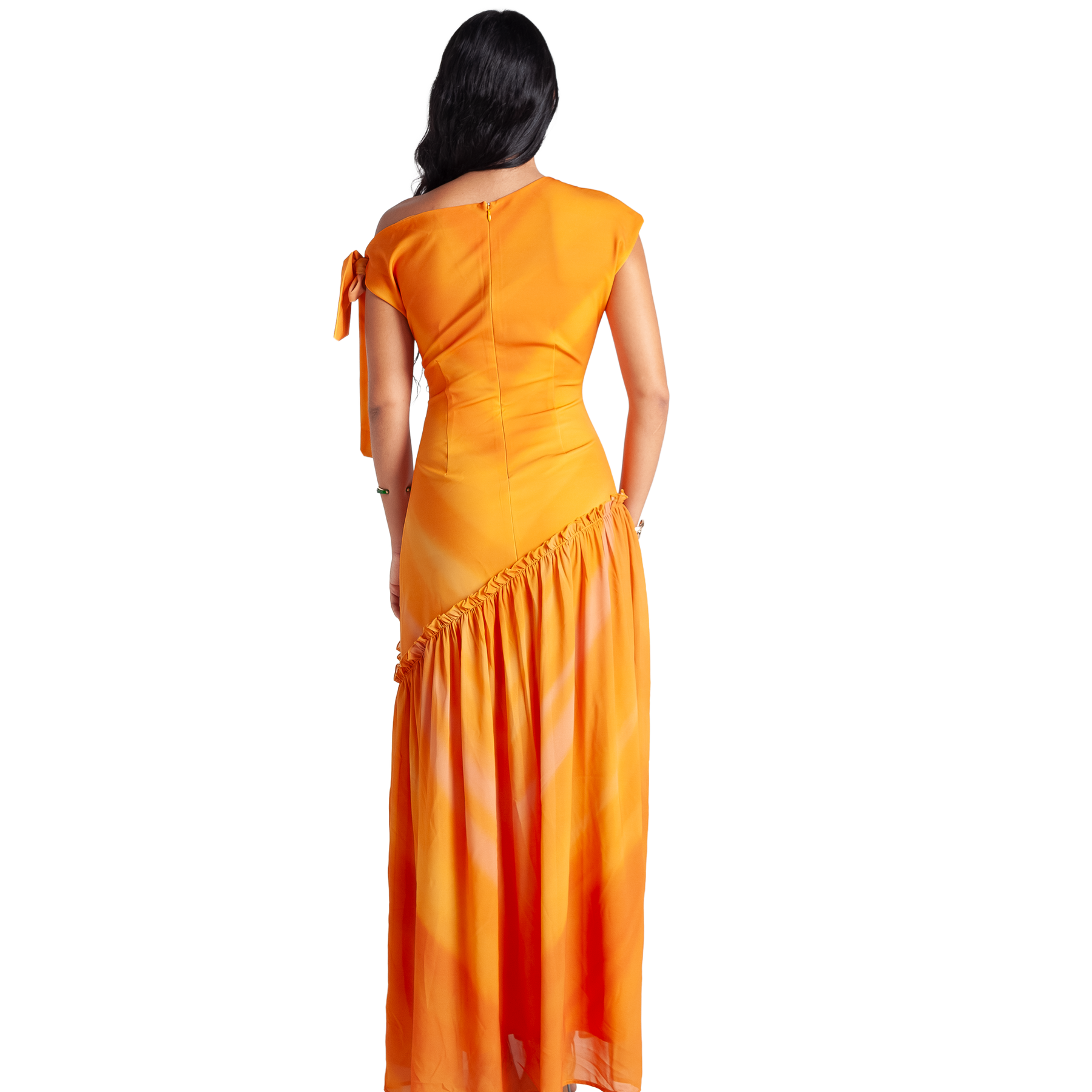 Asymmetric Maxi Dress