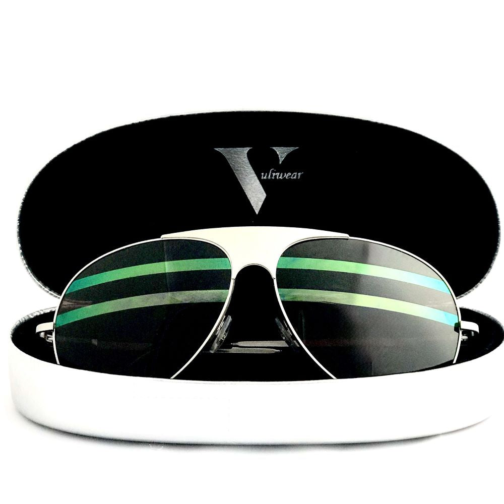 Deuces Polarized Aviator Sunglasses