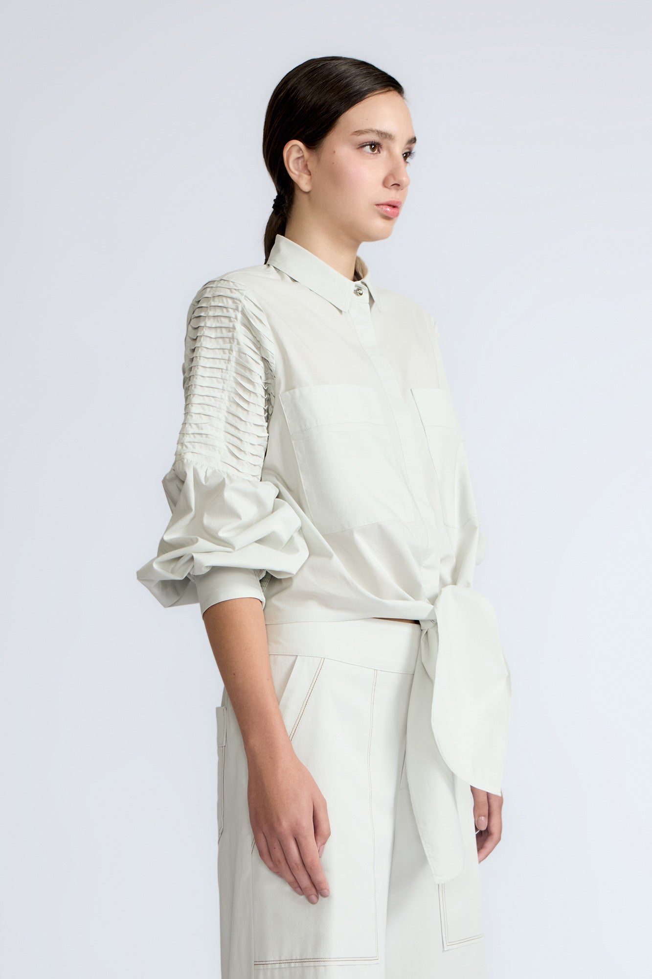 Ansley Blouse | Silver