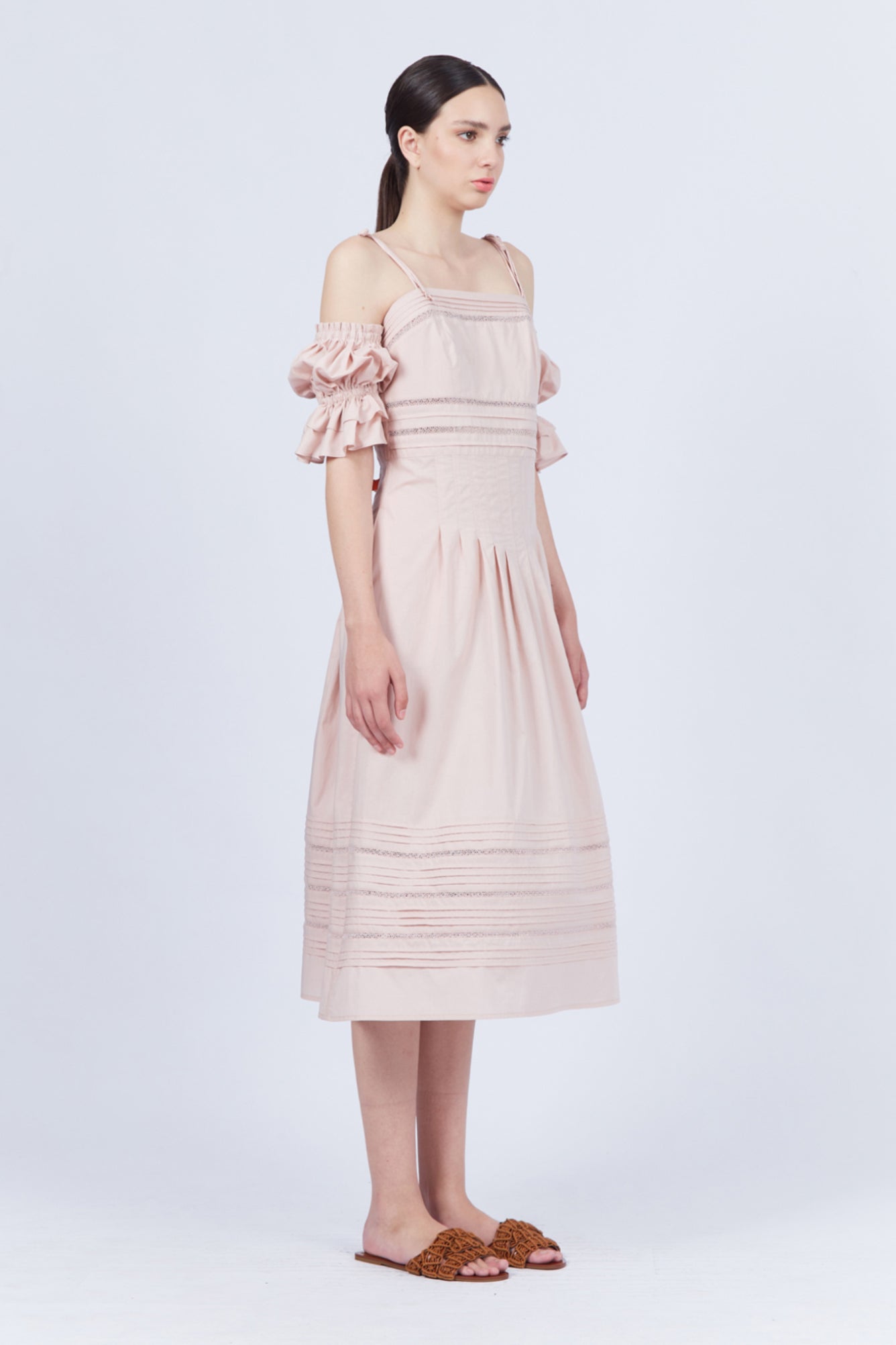 Gaetana Dress | Nude