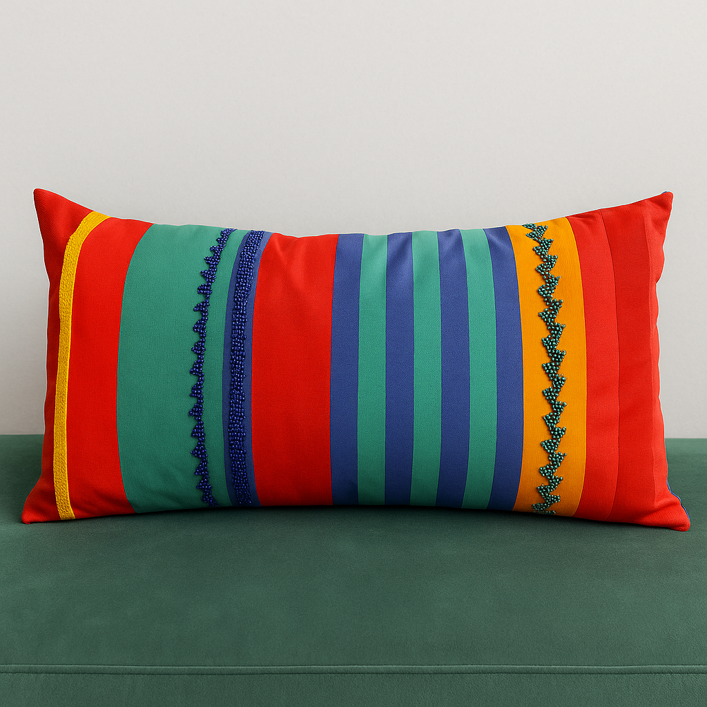 Marula Beaded | Decorative Throw Pillow