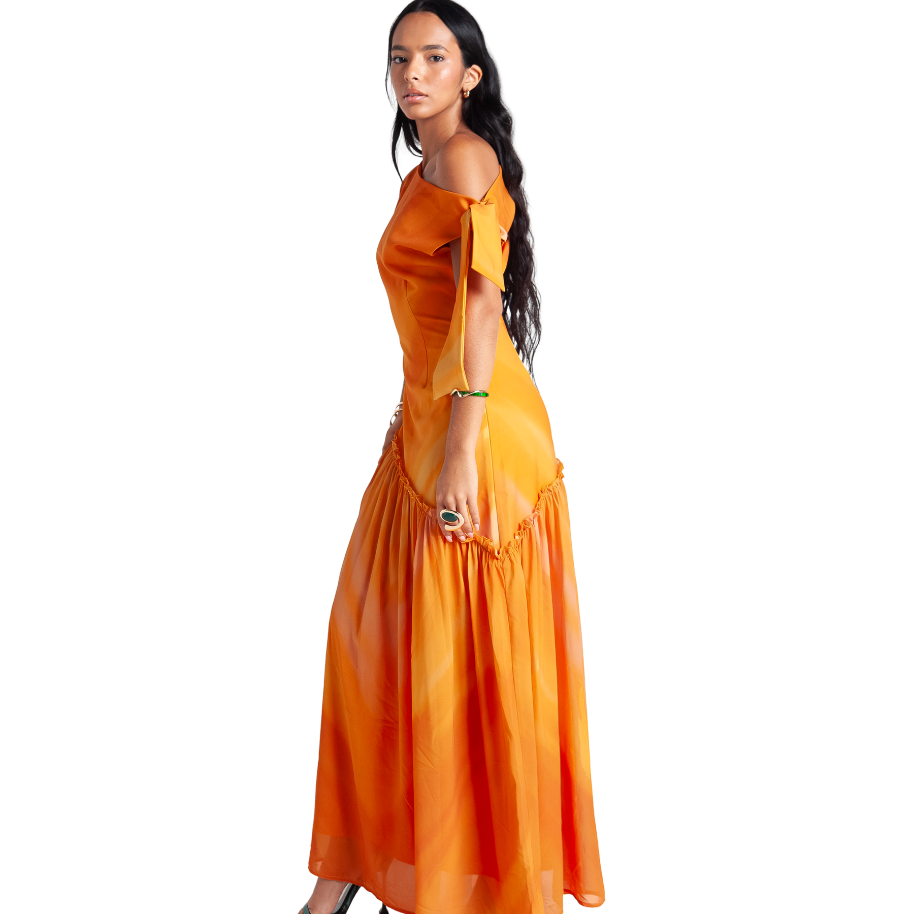 Asymmetric Maxi Dress
