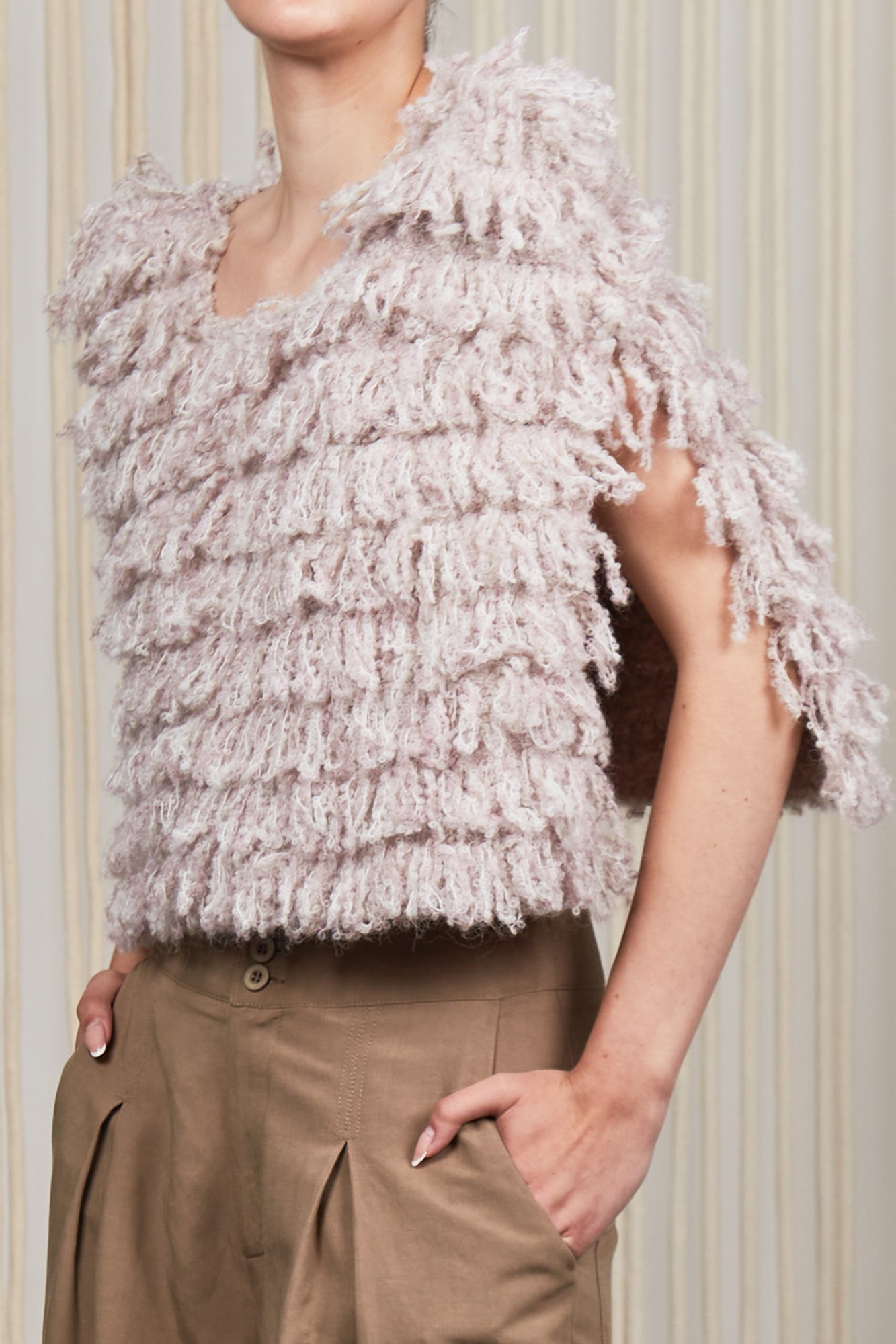 Alondra Vest | Rose Melange