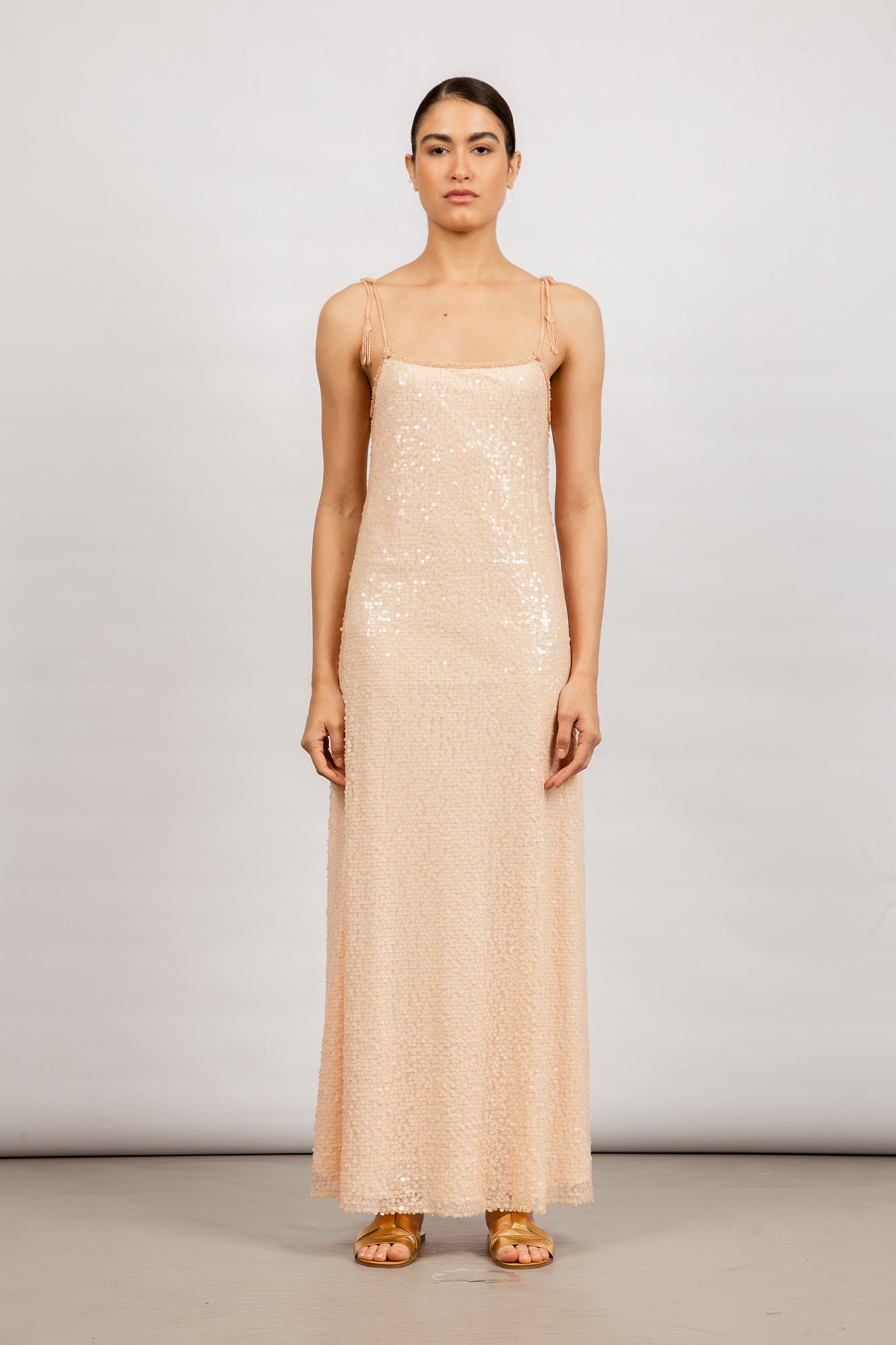 Fatima Dress | Nude