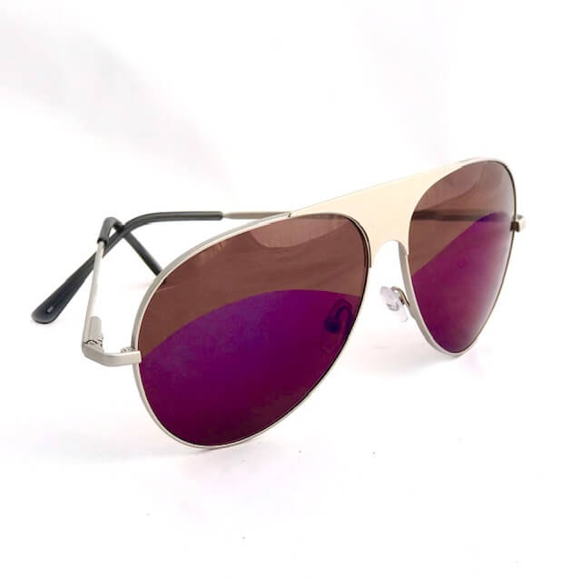 Pearl Polarized Aviator Sunglasses