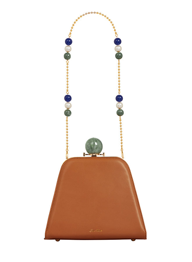 Josephine - Ball Frame Calfskin Leather Bag