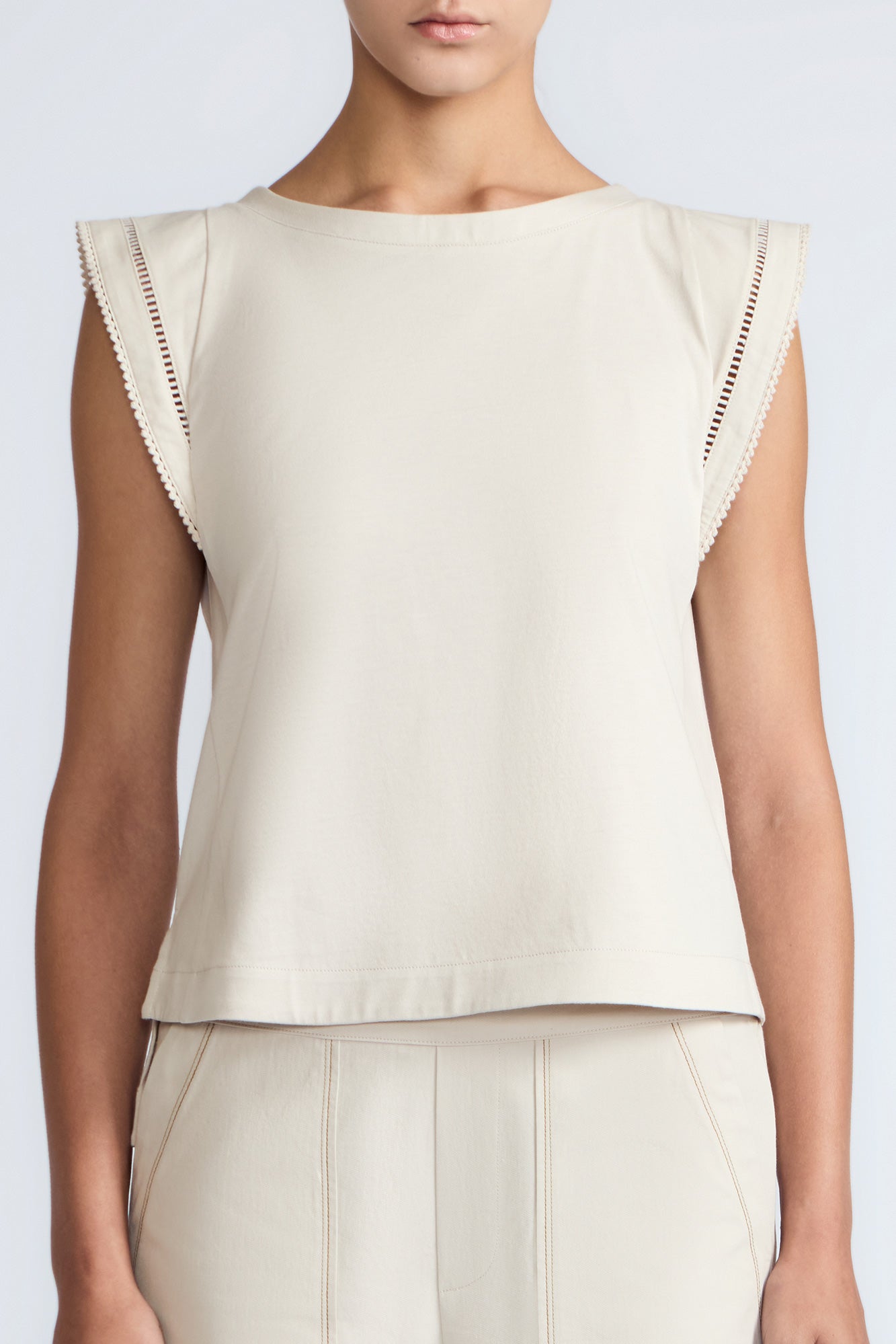 Regina Pima Cotton Knit Top | Pristine