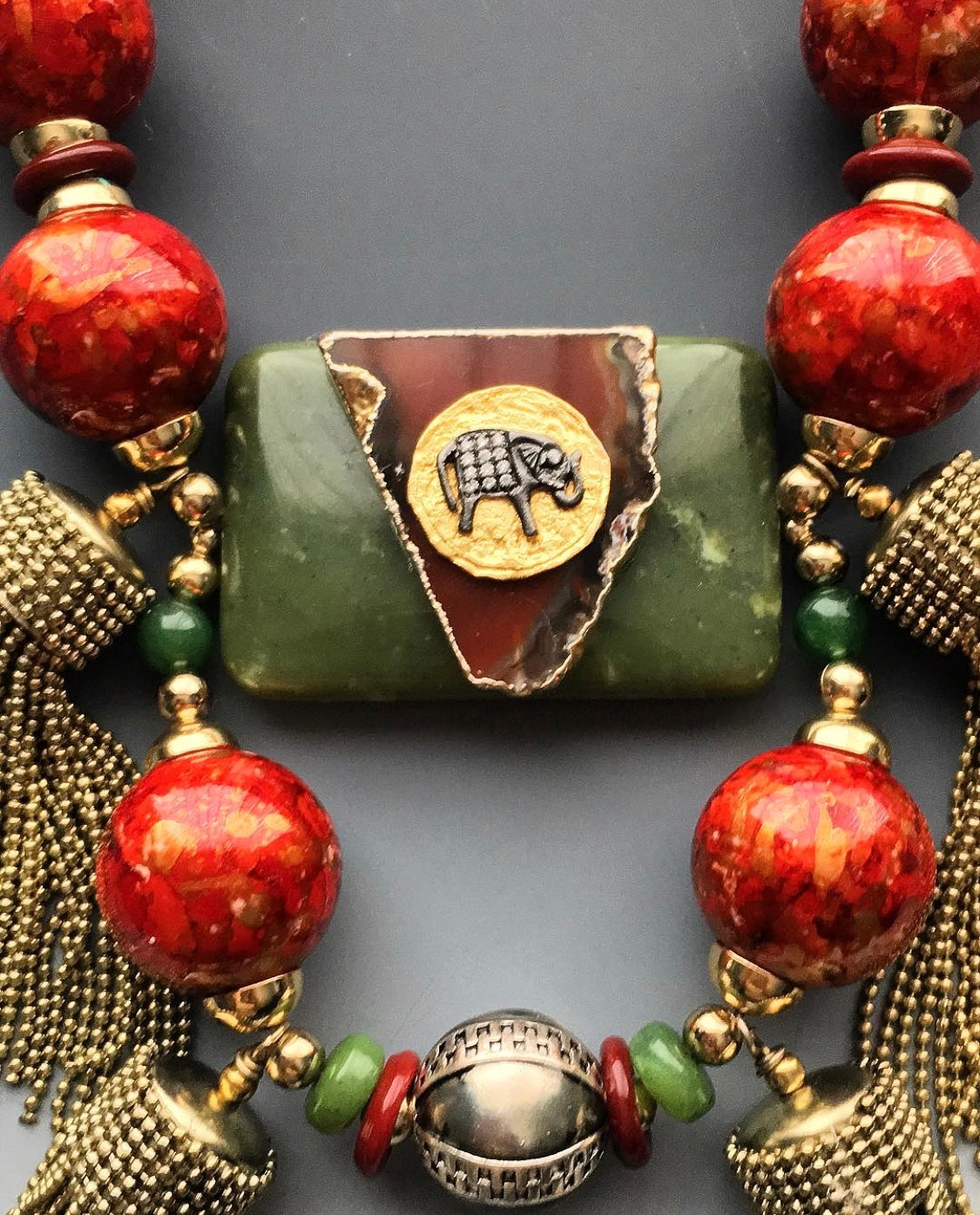 Tembo Tassel Necklace
