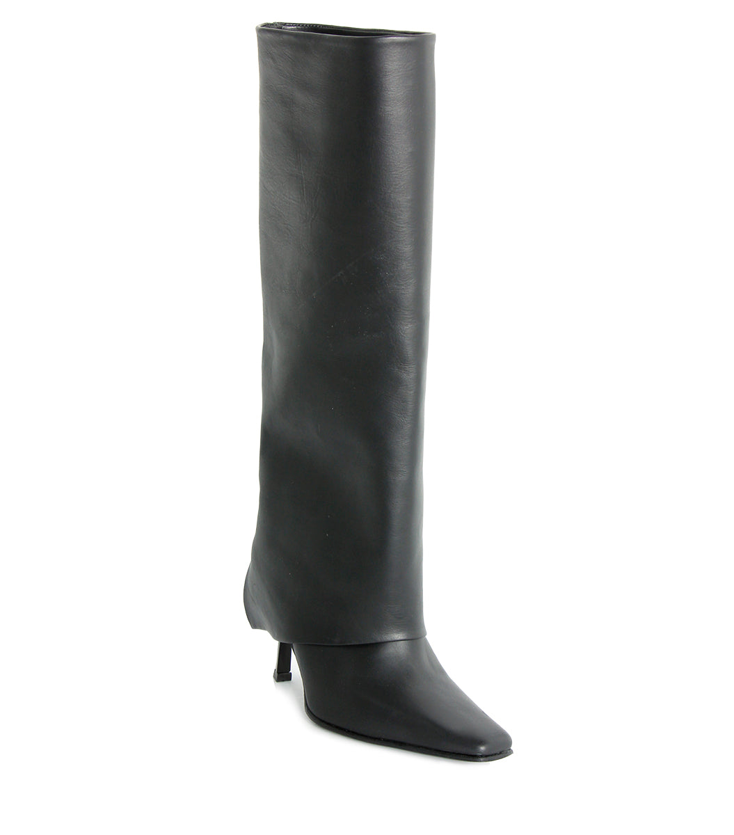 Elevate Your Style: Sleek Black High Boots Seint