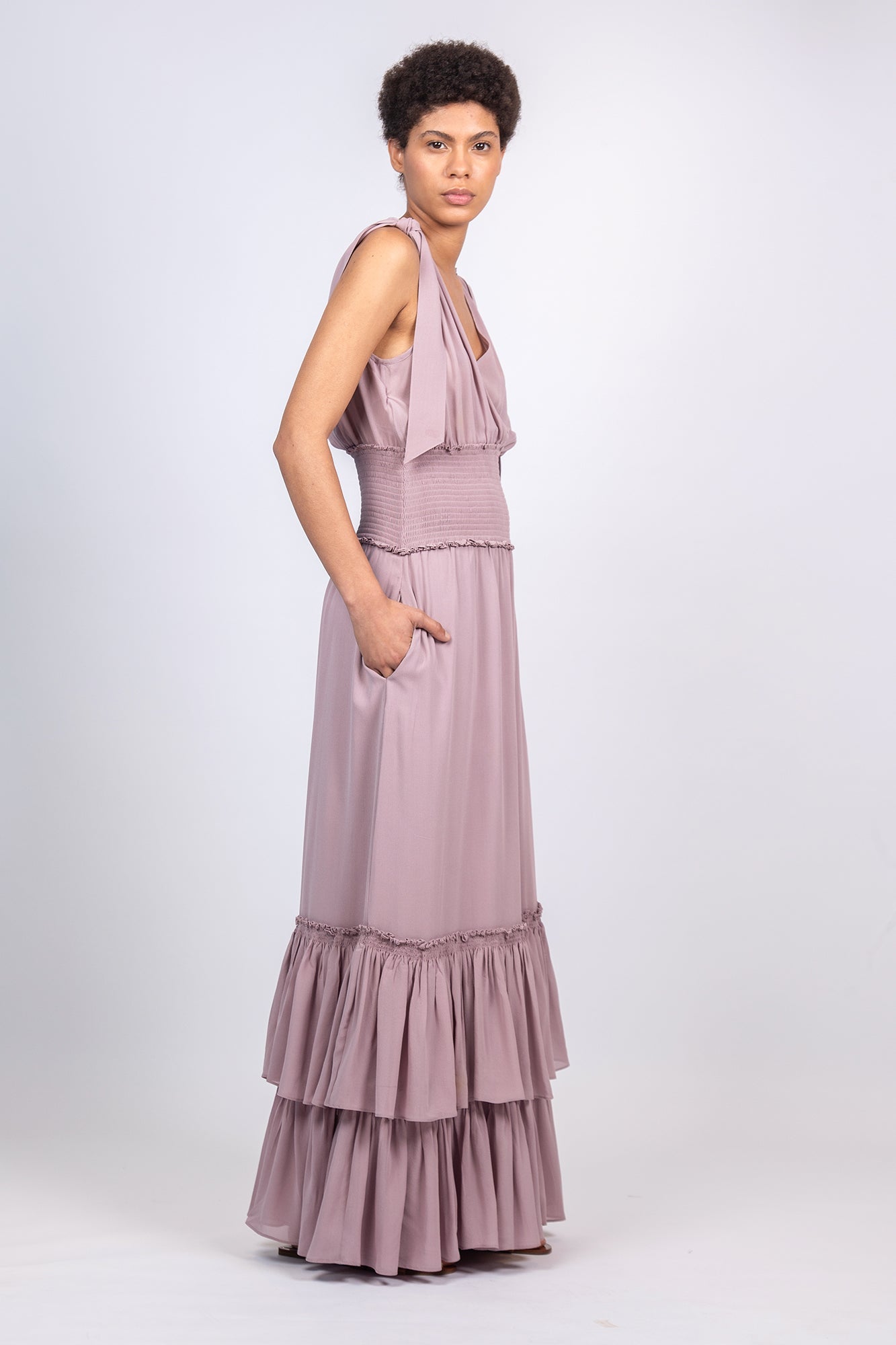 Ebrill Dress | Lilac