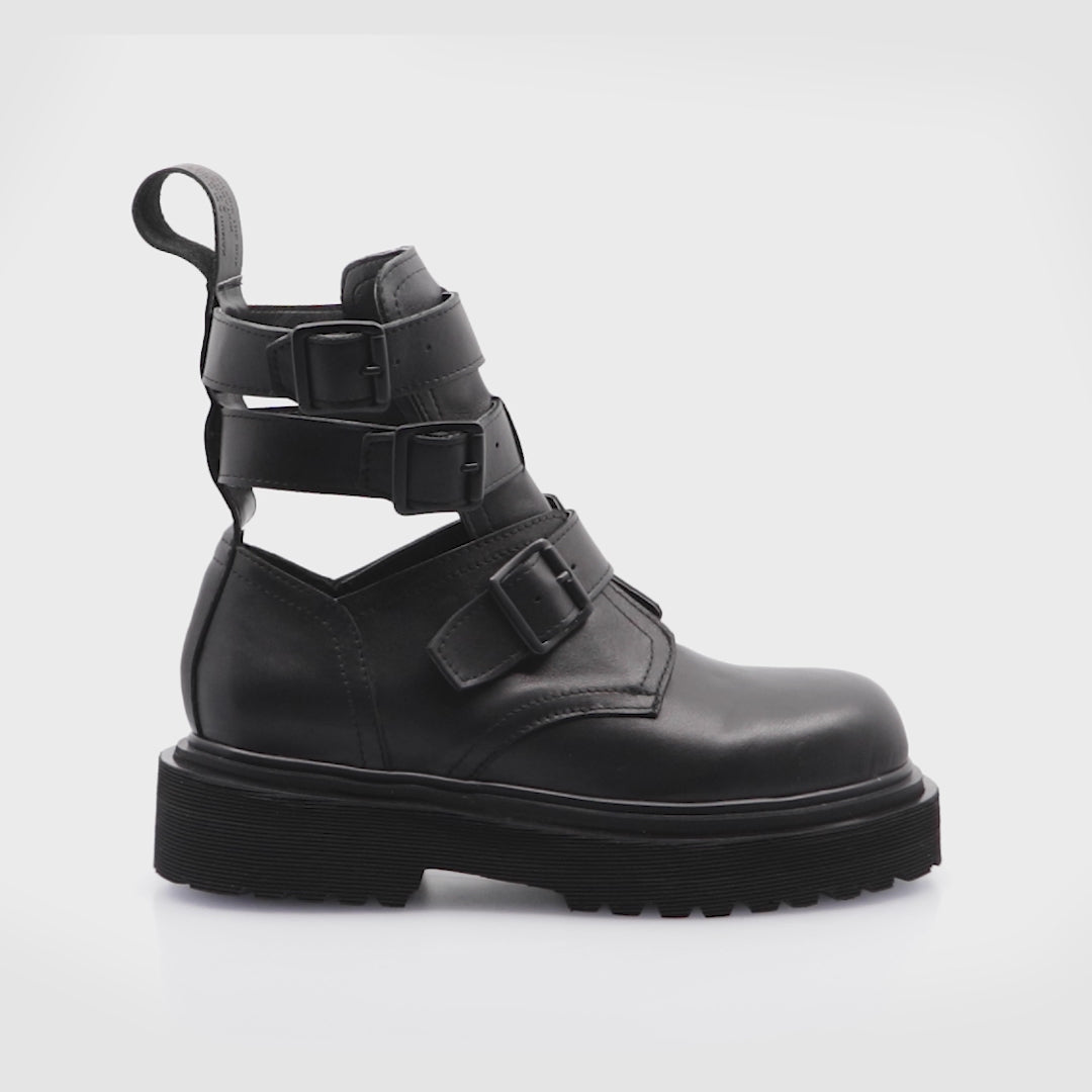 PIRU Urban Chic Combat Boots