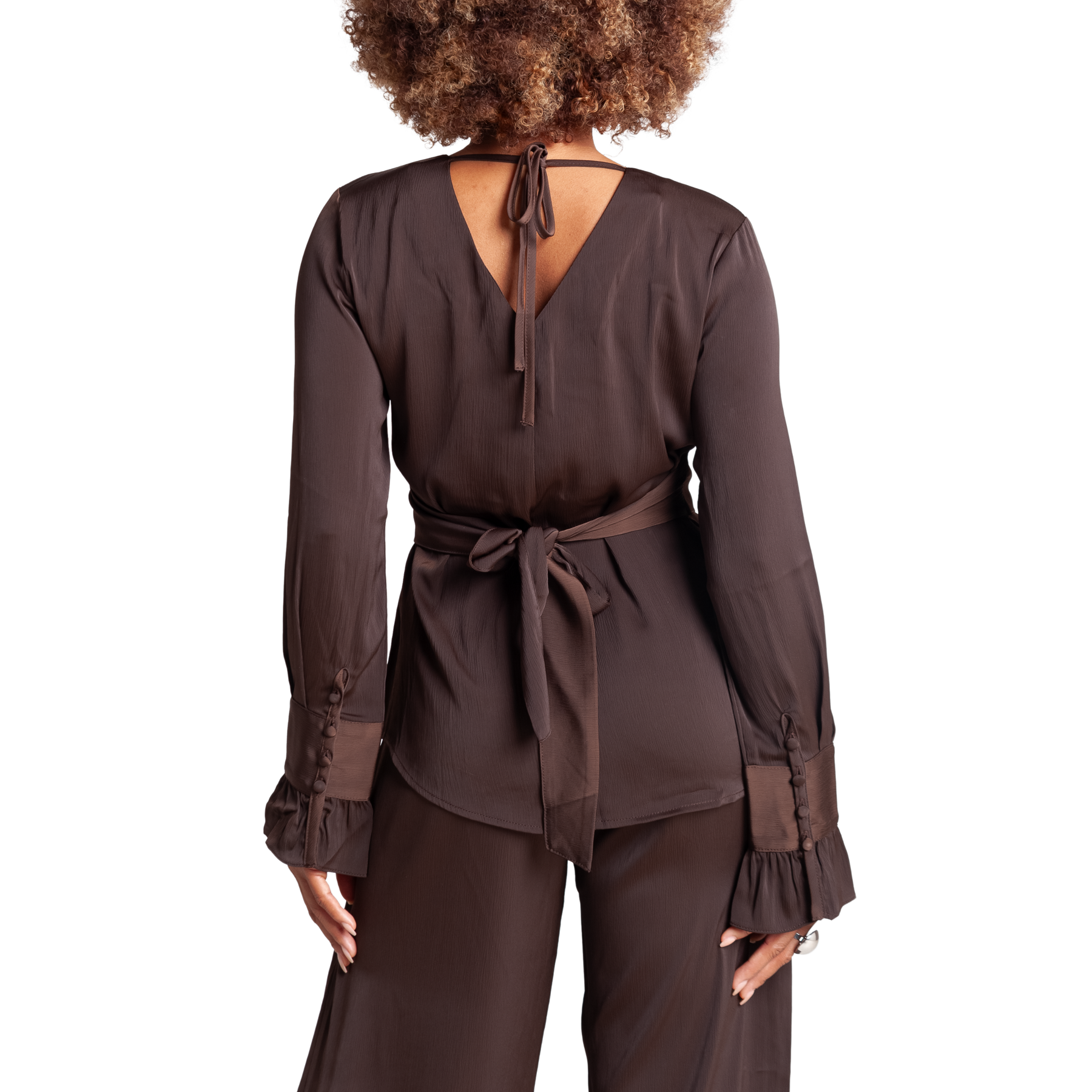 Long Sleeve Wrap Top