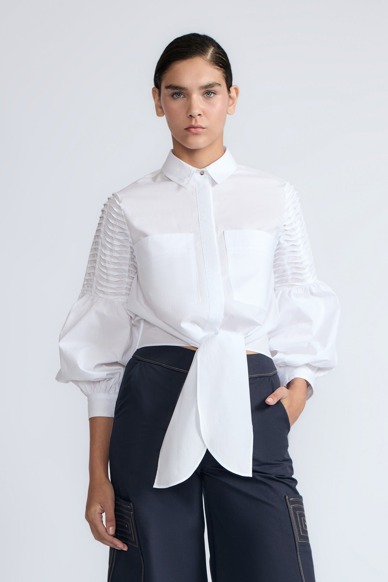 Ansley Blouse | White