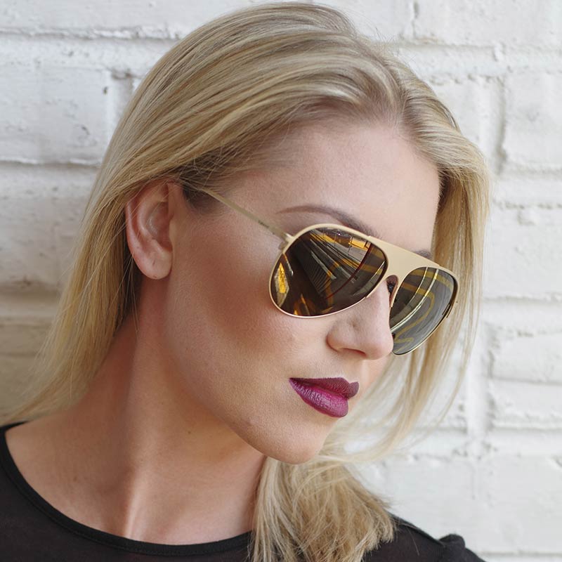 Zag Polarized Aviator Sunglasses
