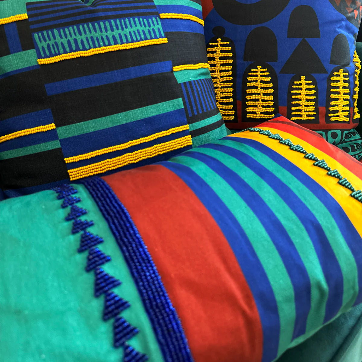 Acacia Beaded | Decorative Throw Pillow