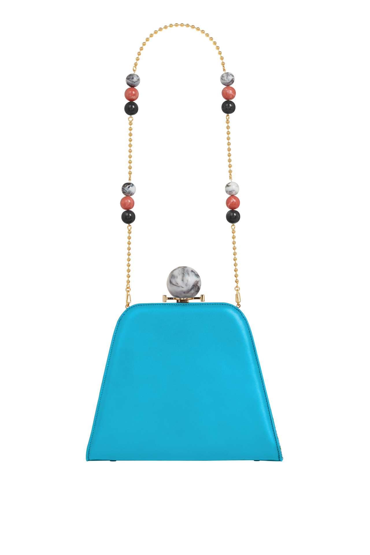 Josephine - Ball Frame Calfskin Leather Bag