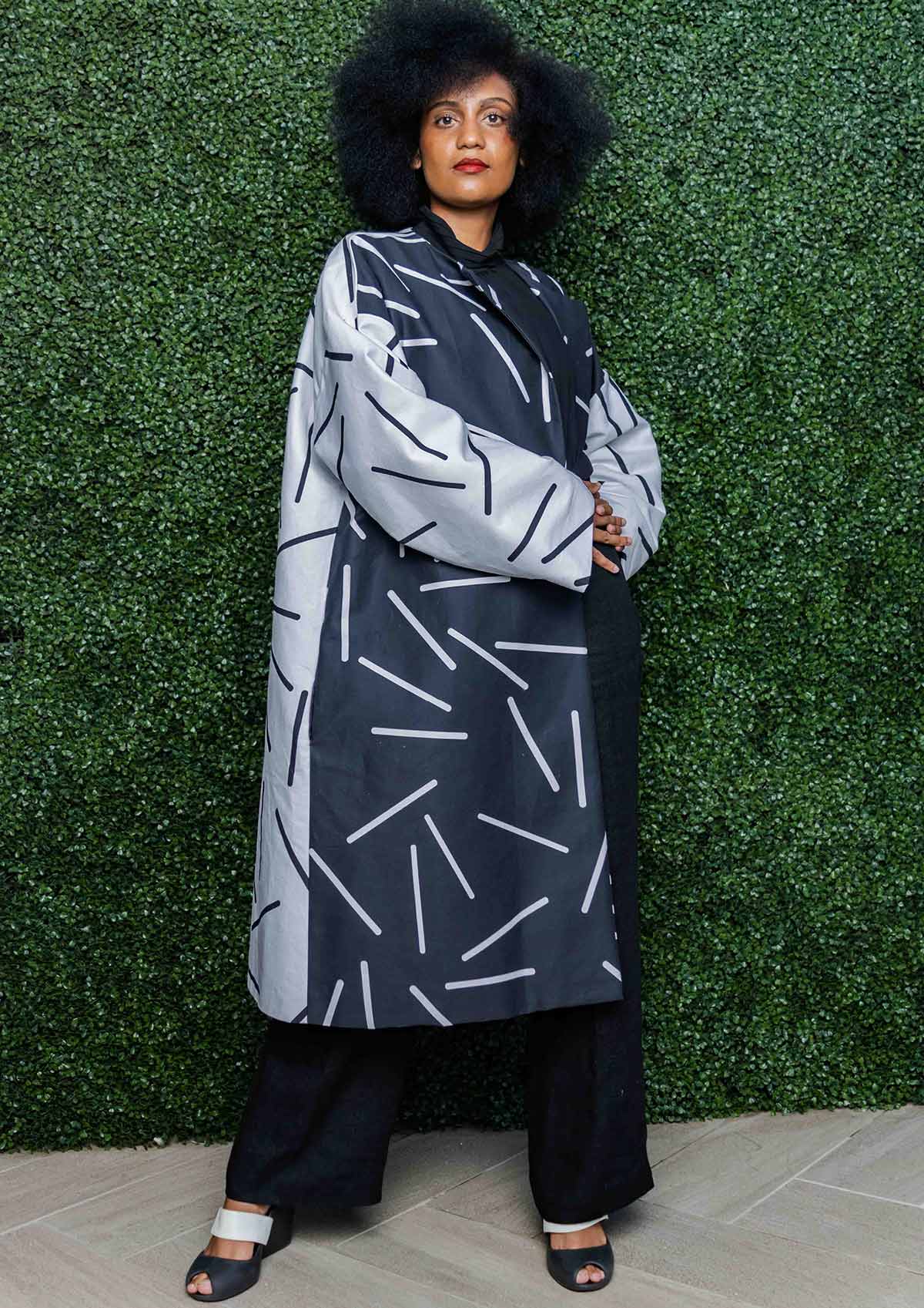 ADA Coat | OOE Signature Print