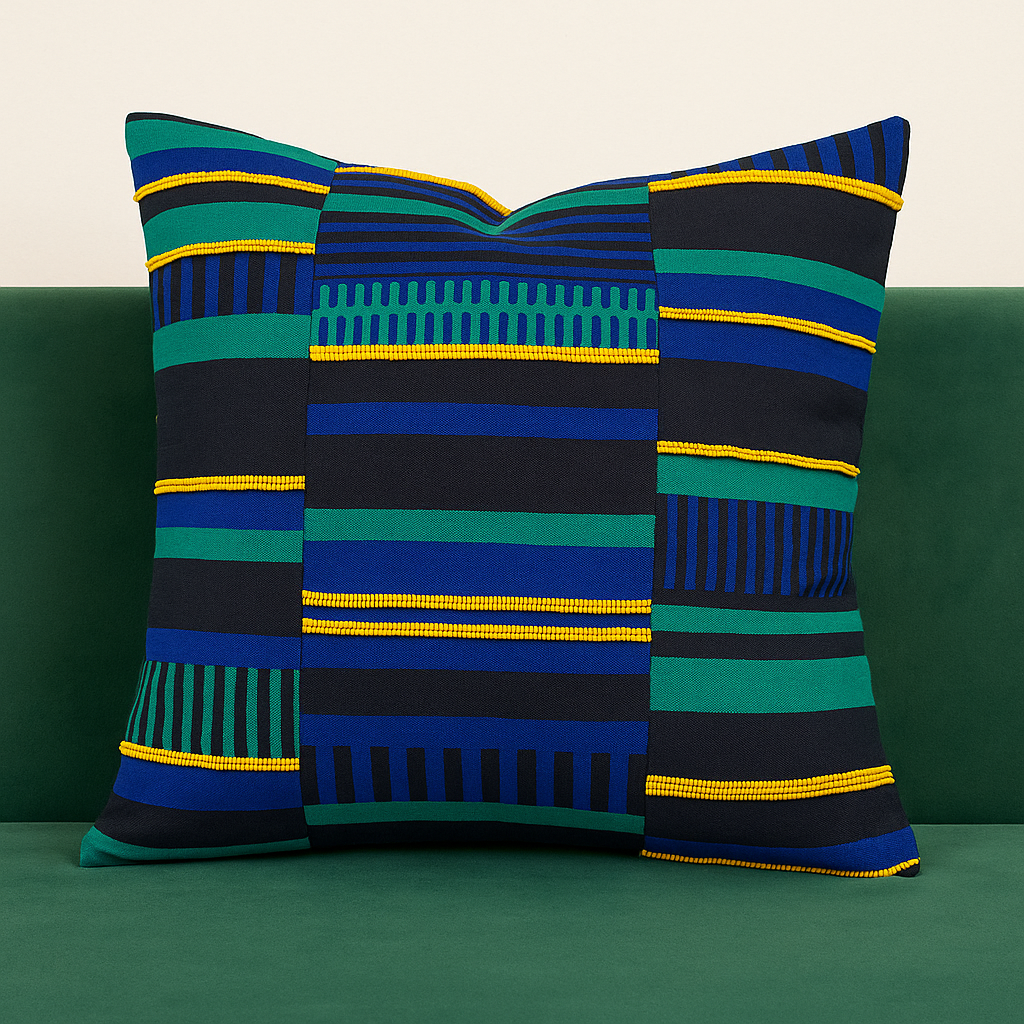 Acacia Beaded | Decorative Throw Pillow