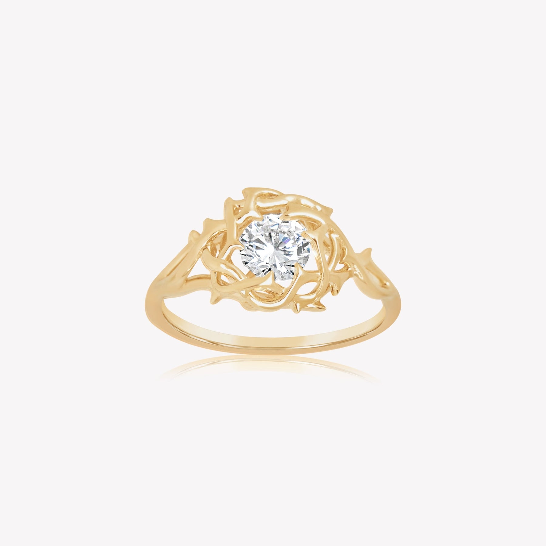Crown of Thorns Statement Ring