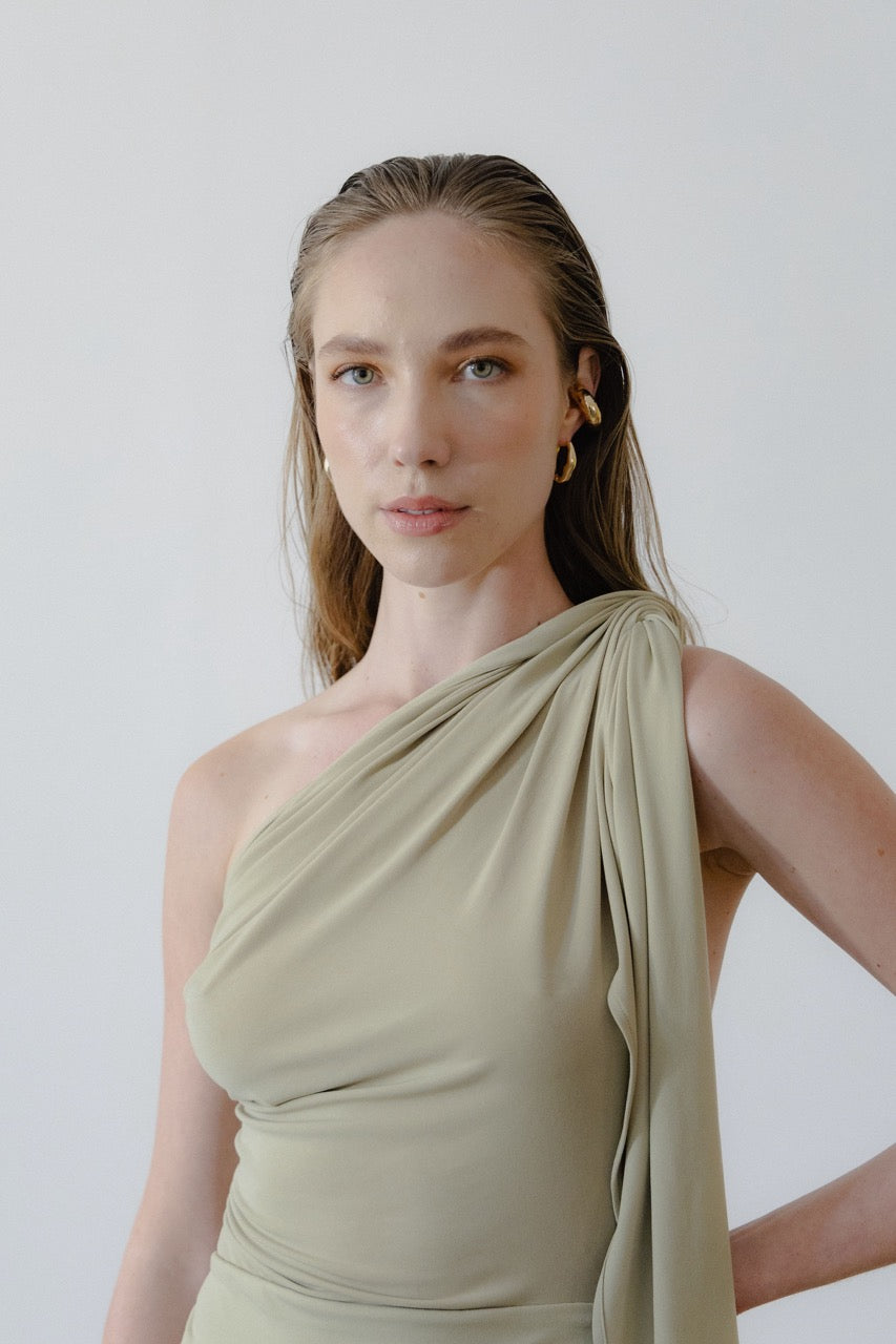 Gina Dress - Pale Green