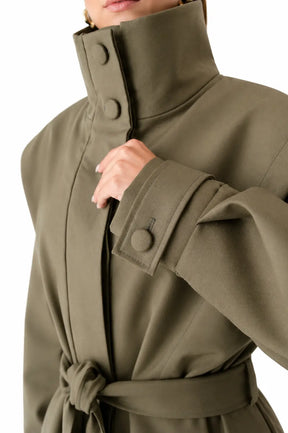Structured Belted Peplum Jacket