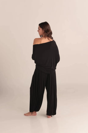 Stellar Asymmetric Drape Top