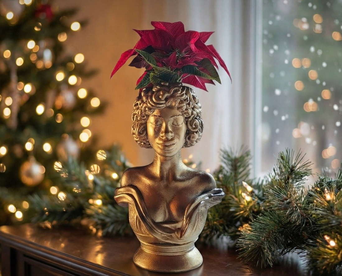 Grecian Bust Planter