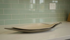 Porcelain Leaf Accent Set (2 Pieces)