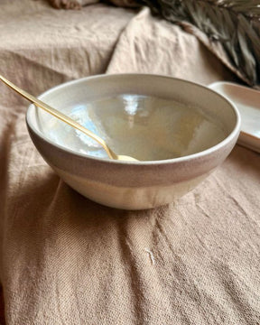 Pearl Oyster Serving/Salad Bowl