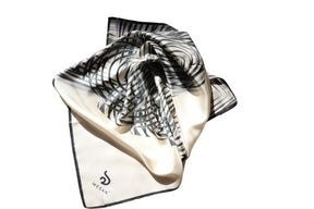 Mèsan Heartbeat Mulberry Silk Scarf