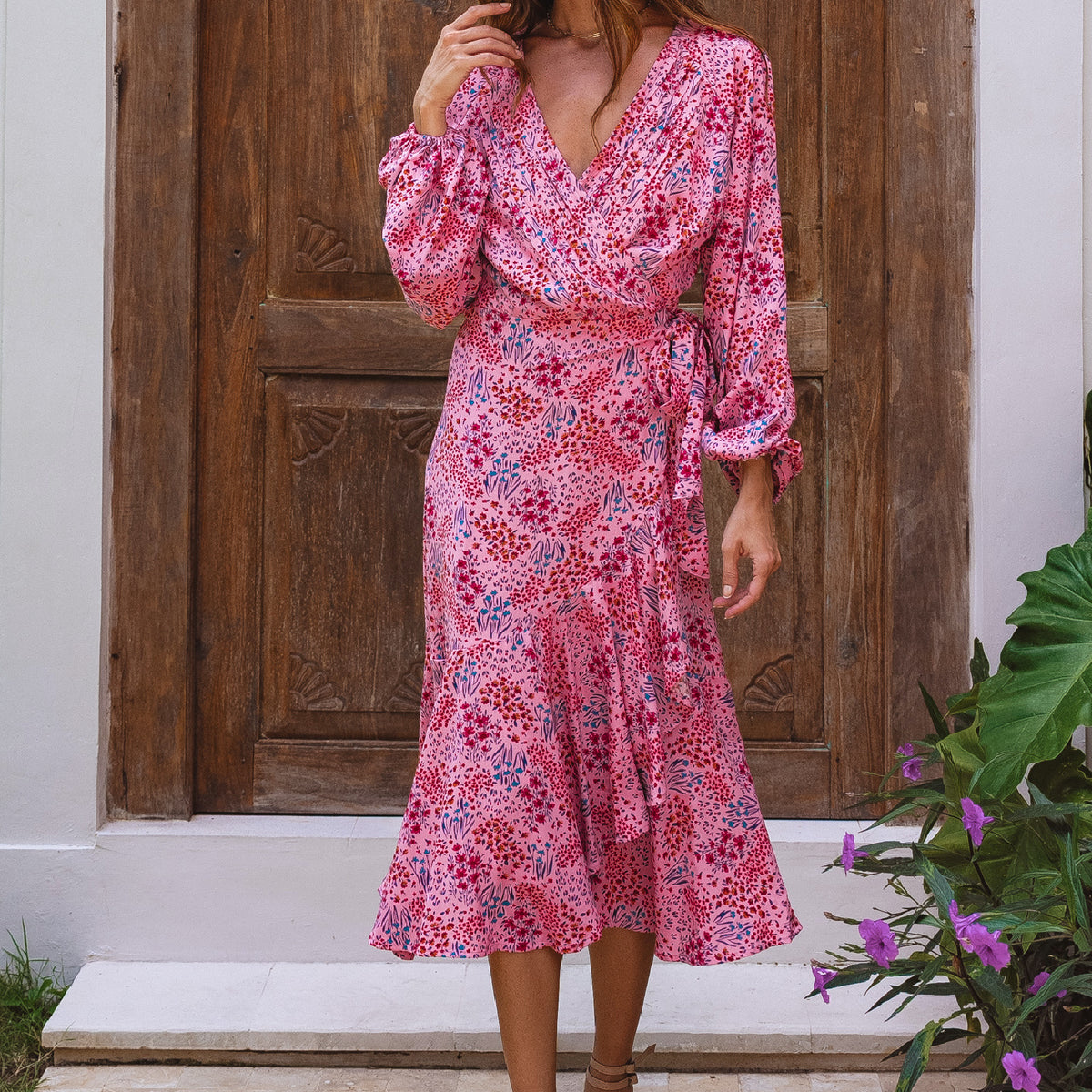 ワンピース Her lip to Bloom-Sleeve Jacquard Dress Her lip to ワンピース Bloom-Sleeve Jacquard Dress : ZOZOTOWN Yahoo