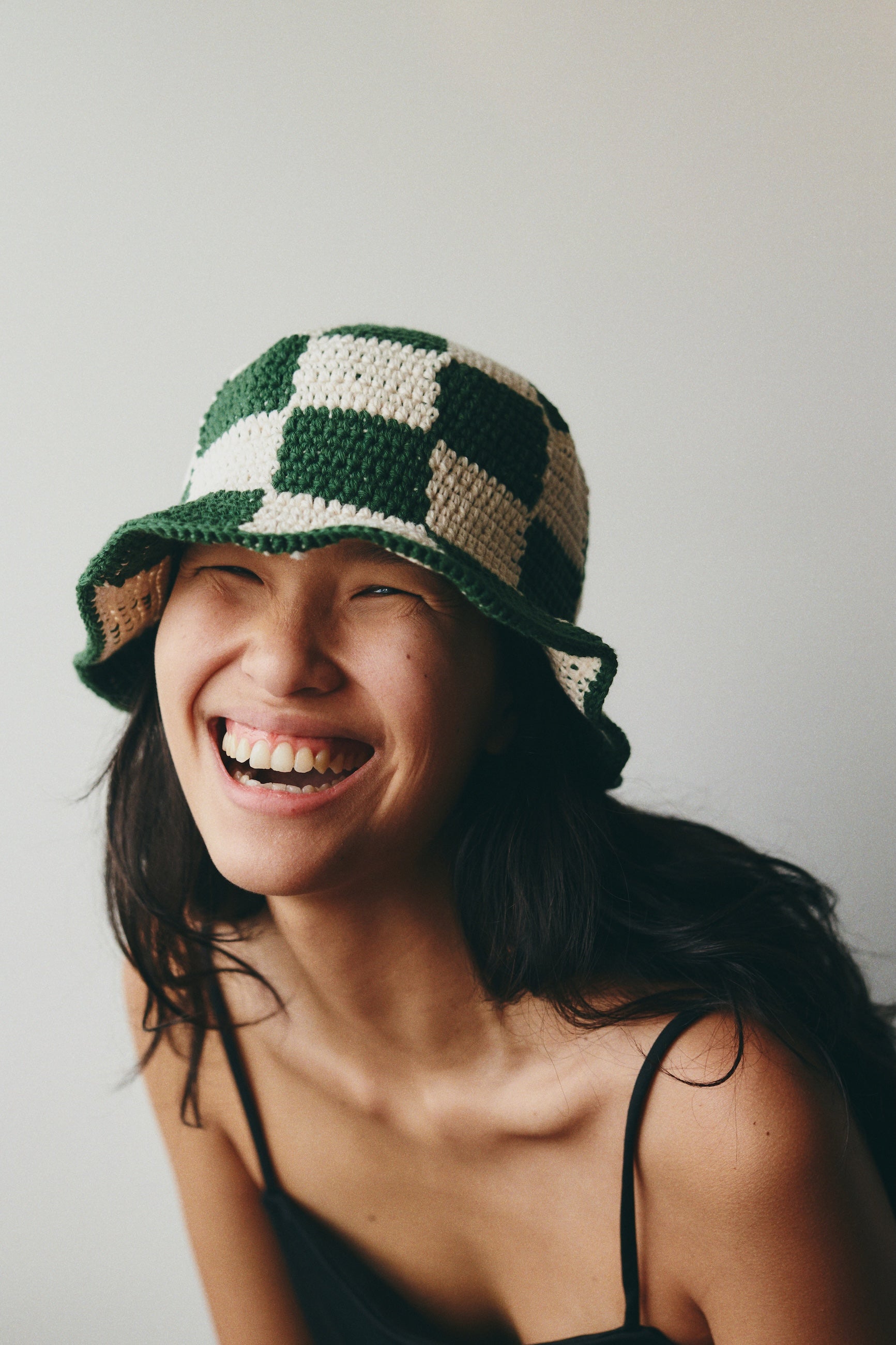 Handcrafted Peruvian Checkered Bucket Hat