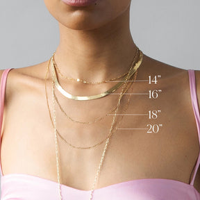 Sophia Gold Delicate Dainty Chain Necklace
