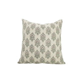 Hand Crafted Block Print Linen Blend Cushion Cover -Samrat