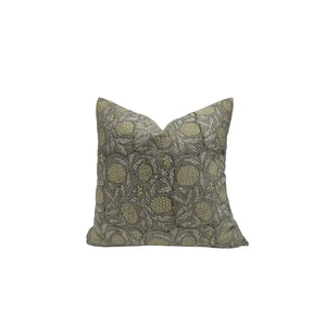 Bohemian Block Print Linen Blend Pillow Cover - Merakhi