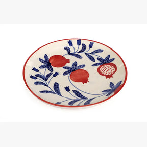 Indian Anaar plate, Red- 7x1 Inches