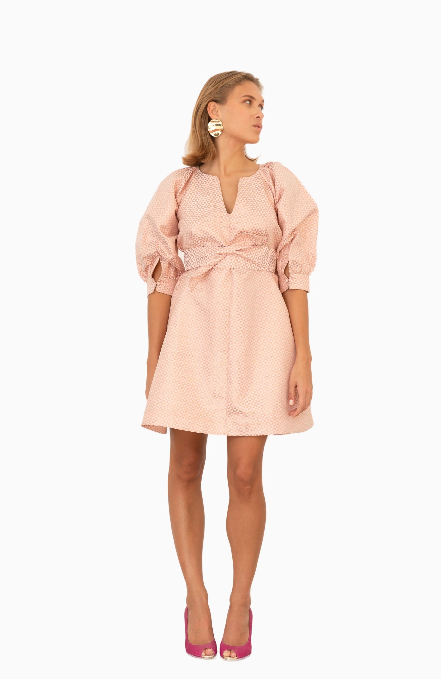 La Robe Euclide en Jacquard Opale