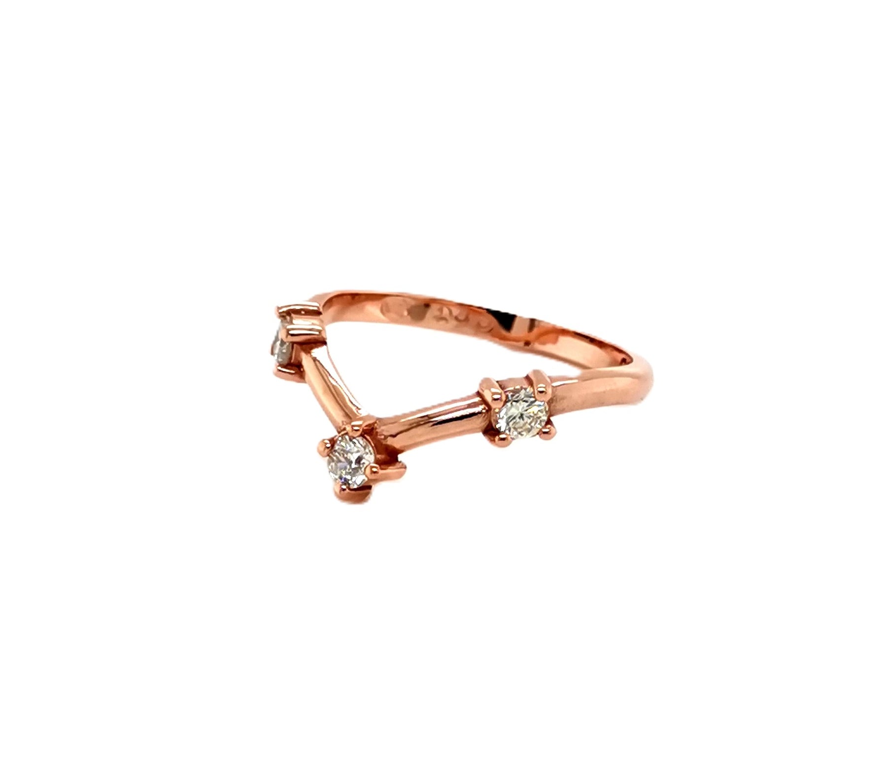 Rose Gold and Diamond Ring