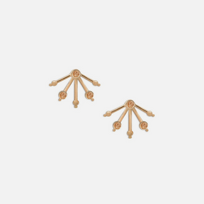 Constellation Stud Earrings with Ear Jacket