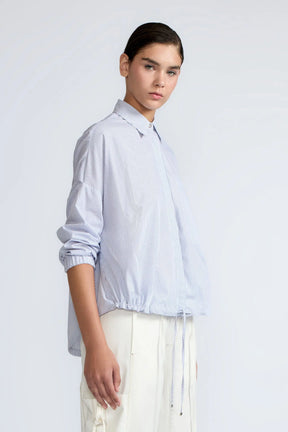 Hebe Asymmetric Hem Blouse