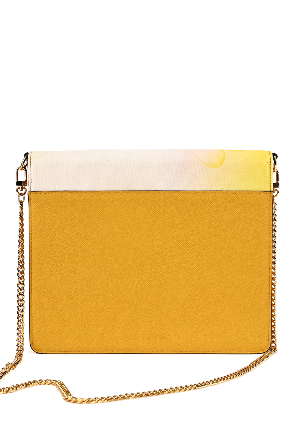 Artepara Spring Signature Hand-Embroidered Leather Clutch