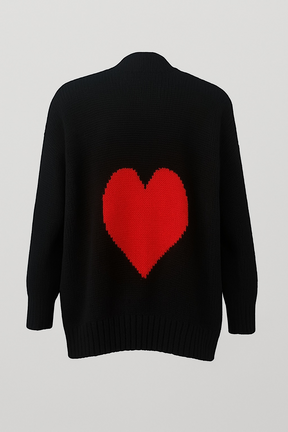 Chunky heart Cardigan