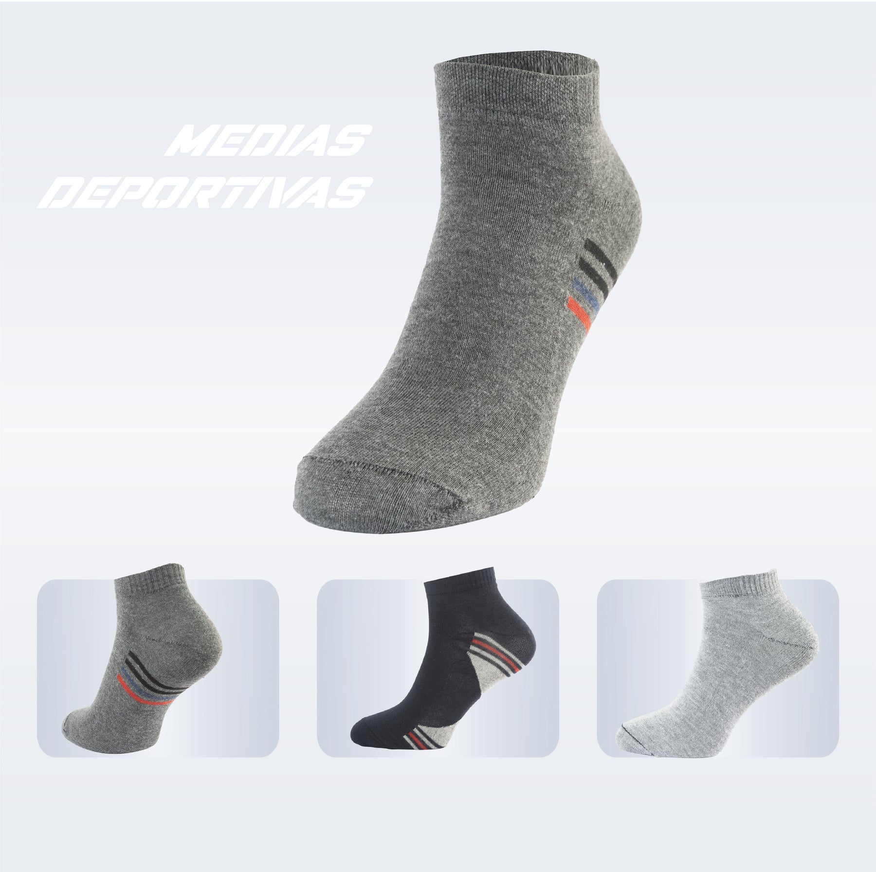 PACK DE 3 MEDIA TOBILLERA