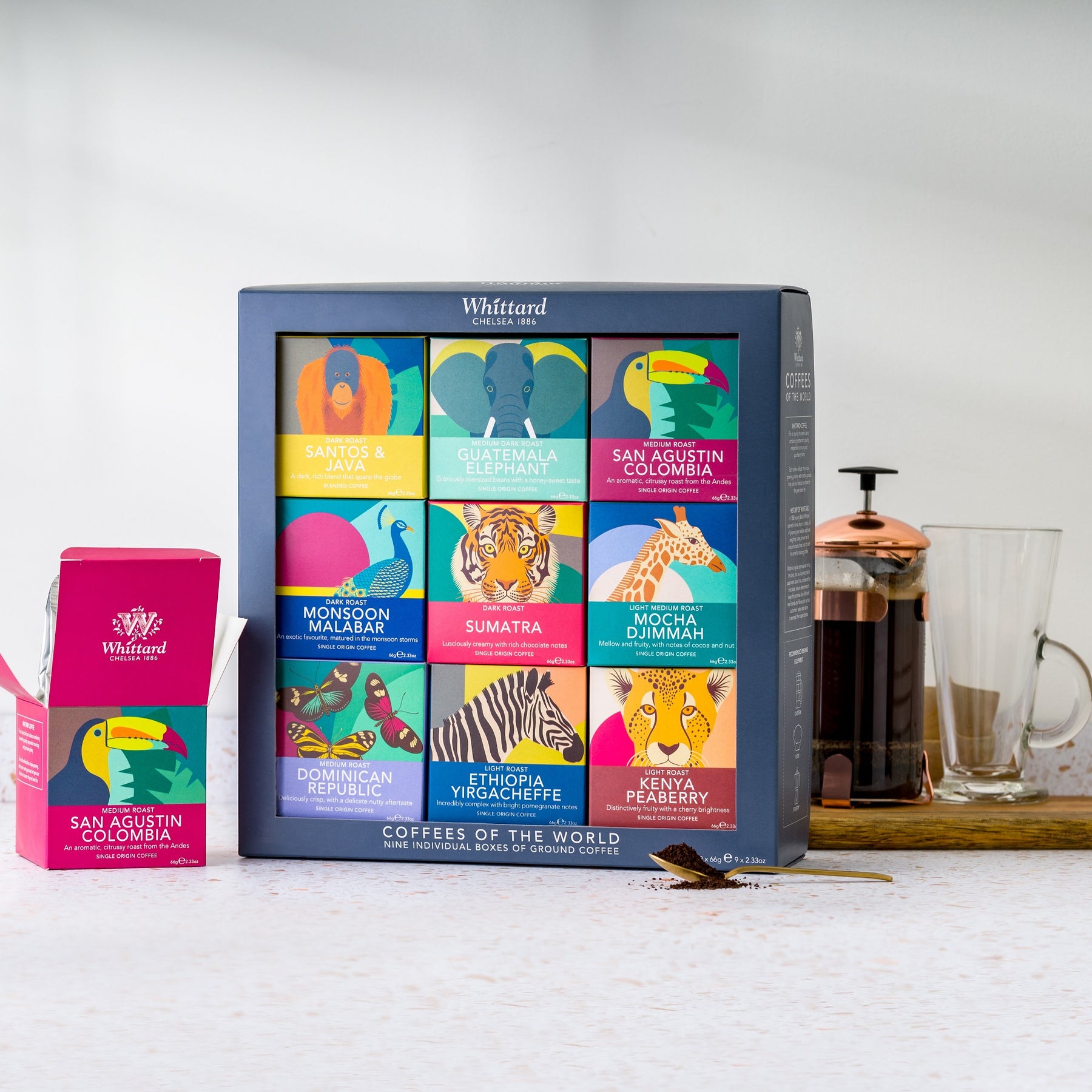 Coffees of the World, 9x1.6oz