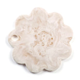 Scallop Resin Cheese Charcuterie Board, Vanilla  - 9 Inches