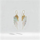 Opal Wonder Earrings (Small, Gold)